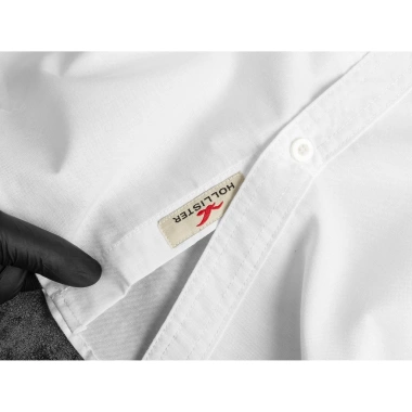 Áo sơ mi nam Hollister ngắn tay vải Oxford trắng - Giá chỉ 230.000, chất cao cấp