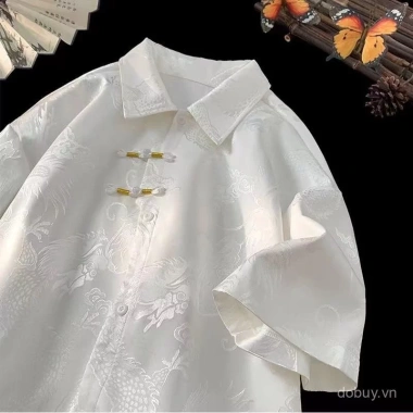 Áo Sơ Mi Nam Jacquard Họa Tiết Rồng - Phong Cách Trung Quốc, Nút Vòng, Giá Ưu Đãi 528.794₫ 7 Áo Sơ Mi Nam Jacquard Họa Tiết Rồng - Phong Cách Trung Quốc, Nút Vòng, Giá Ưu Đãi 528.794₫ 7
