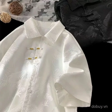 Áo Sơ Mi Nam Jacquard Họa Tiết Rồng - Phong Cách Trung Quốc, Nút Vòng, Giá Ưu Đãi 528.794₫ 9 Áo Sơ Mi Nam Jacquard Họa Tiết Rồng - Phong Cách Trung Quốc, Nút Vòng, Giá Ưu Đãi 528.794₫ 9
