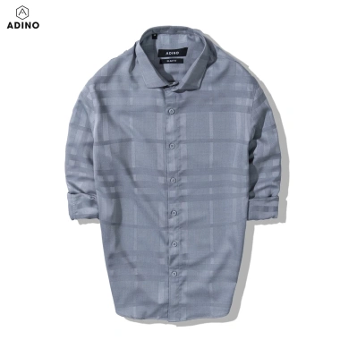 Áo sơ mi nam kẻ sọc ADINO vải sợi tre Bamboo mềm mịn, thoáng mát, slimfit công sở trẻ trung 4