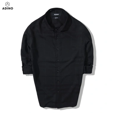 Áo sơ mi nam kẻ sọc ADINO vải sợi tre Bamboo mềm mịn, thoáng mát, slimfit công sở trẻ trung 6