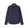 Áo sơ mi nam kẻ sọc dài tay LADOS-8.187 smart casual, form regular, vải premium mát nhẹ, sang trọng, giá 190k 3