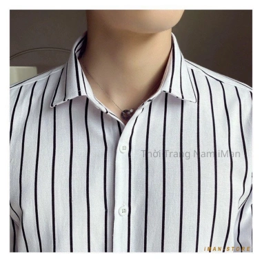 Áo sơ mi nam kẻ sọc dài tay lụa cao cấp, bền đẹp, đa màu, 195k - iMan Store