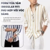 Áo sơ mi nam LADOS-18.155 kẻ sọc, linen mềm mát thấm mồ hôi, chỉ 181.000₫ 5