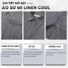 Áo Sơ Mi Nam LADOS-8.180 Linen Cao Cấp Lạnh Thoáng Mát Chống Nhăn Form Regular Giá 181.000₫ 4