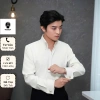 Áo Sơ Mi Nam Mango Cao Cấp Tay Dài Cổ Button‑Down Cufflinks Form Ôm Body Lịch Lãm - 250k MINWEARCO 3