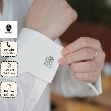 Áo Sơ Mi Nam Mango Cao Cấp Tay Dài Cổ Button‑Down Cufflinks Form Ôm Body Lịch Lãm - 250k MINWEARCO