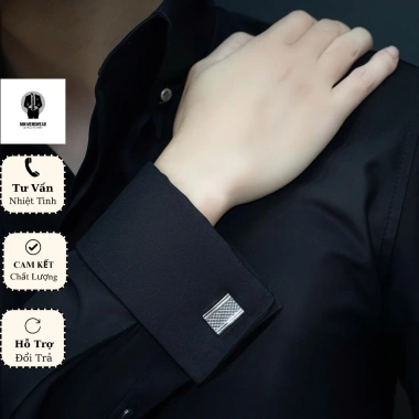 Áo Sơ Mi Nam Mango Cao Cấp Tay Dài Cổ Button‑Down Cufflinks Form Ôm Body Lịch Lãm - 250k MINWEARCO 6 Áo Sơ Mi Nam Mango Cao Cấp Tay Dài Cổ Button‑Down Cufflinks Form Ôm Body Lịch Lãm - 250k MINWEARCO 6