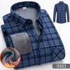 Áo sơ mi nam mùa đông dài tay rời ấm áp, thiết kế người lớn tuổi - 331.776₫ 2