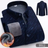 Áo sơ mi nam mùa đông dài tay rời ấm áp, thiết kế người lớn tuổi - 331.776₫ 9