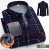 Áo sơ mi nam mùa đông dài tay rời ấm áp, thiết kế người lớn tuổi - 331.776₫ 10