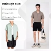 Áo sơ mi nam ngắn tay cổ vest cao cấp Lados 18.085 – form chuẩn, thoải mái, giảm 23% còn 162k 7