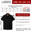 Áo sơ mi nam ngắn tay cổ vest cao cấp Lados 18.085 – form chuẩn, thoải mái, giảm 23% còn 162k 8