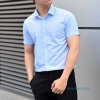 Áo sơ mi nam ngắn tay cotton lụa mát, chống nhăn chống phai, giá ưu đãi 87.119₫ 10