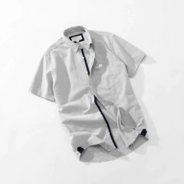 Áo Sơ Mi Nam Ngắn Tay Dư Xịn LCST Oxford Slimfit Thấm Hút Mồ Hôi SM53 - Giá 347k 4
