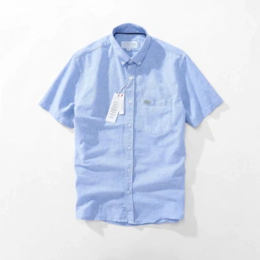 Áo Sơ Mi Nam Ngắn Tay Dư Xịn LCST Oxford Slimfit Thấm Hút Mồ Hôi SM53 - Giá 347k 5