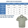 Áo sơ mi nam ngắn tay trắng vải Oxford kaki công sở Nexx&Dee SM04 giảm giá 29tr 2