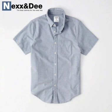 Áo sơ mi nam ngắn tay trắng vải Oxford kaki công sở Nexx&Dee SM04 giảm giá 29tr