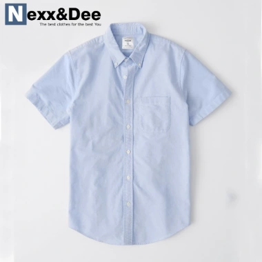 Áo sơ mi nam ngắn tay trắng vải Oxford kaki công sở Nexx&Dee SM04 giảm giá 29tr 7 Áo sơ mi nam ngắn tay trắng vải Oxford kaki công sở Nexx&Dee SM04 giảm giá 29tr 7