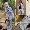 Áo Sơ Mi Nam Nữ Thêu Trái Tim Ngực Chất Liệu Cao Cấp Hot Trend 2.024 79.957₫