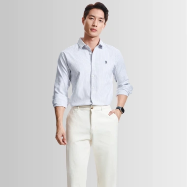 Áo sơ mi nam Oxford tay dài ICONDENIM sọc Palewave slimfit tôn dáng 320.000đ 2 Áo sơ mi nam Oxford tay dài ICONDENIM sọc Palewave slimfit tôn dáng 320.000đ 2