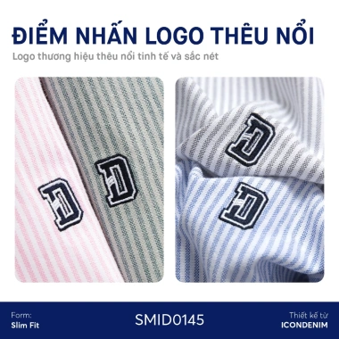 Áo sơ mi nam Oxford tay dài ICONDENIM sọc Palewave slimfit tôn dáng 320.000đ 5 Áo sơ mi nam Oxford tay dài ICONDENIM sọc Palewave slimfit tôn dáng 320.000đ 5