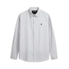 Áo sơ mi nam Oxford tay dài ICONDENIM sọc Palewave slimfit tôn dáng 320.000đ 11