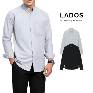 Áo sơ mi nam Oxford trơn LADOS-18.139 regular fit - Giá chỉ 209.000₫