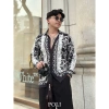 Áo sơ mi nam POLI họa tiết đen trắng sang trọng - Giảm giá 20% chỉ 680.000₫ 3