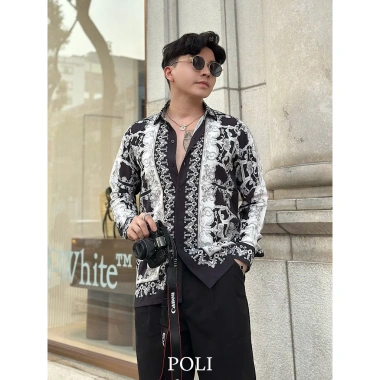 Áo sơ mi nam POLI họa tiết đen trắng sang trọng - Giảm giá 20% chỉ 680.000₫ 3 Áo sơ mi nam POLI họa tiết đen trắng sang trọng - Giảm giá 20% chỉ 680.000₫ 3