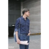 Áo sơ mi nam POLI MAN chất liệu denim jean – Giá chỉ 375.000 VNĐ, giảm mạnh 3