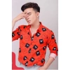Áo sơ mi nam POLI MAN đỏ họa tiết vui tết, giá chỉ 275.000₫ - giảm 22% 8