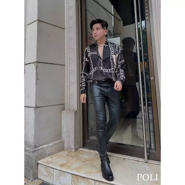 Áo sơ mi nam POLI MAN lụa nhám không nhăn, cực mát, giảm giá 325k (giá gốc 419k)