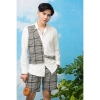 Áo sơ mi nam POLI MAN màu trắng caro – thiết kế sang trọng, giảm giá chỉ 225.000 VND 2
