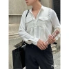 Áo sơ mi nam POLI MAN trắng hai túi - Giá 375.000đ, giảm sâu so với 476.250đ 2