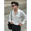 Áo sơ mi nam POLI MAN trắng hai túi - Giá 375.000đ, giảm sâu so với 476.250đ 9