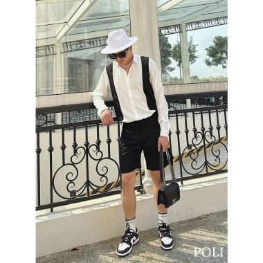 Áo sơ mi nam POLI phối màu thời trang, siêu nhẹ, giảm giá 20% chỉ 375.000 2