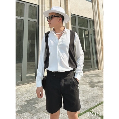 Áo sơ mi nam POLI phối màu thời trang, siêu nhẹ, giảm giá 20% chỉ 375.000 3