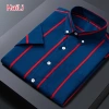 Áo sơ mi nam sọc công sở tay ngắn, cotton, giảm 21% chỉ 185.344 VND