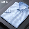 Áo sơ mi nam sọc công sở tay ngắn, cotton, giảm 21% chỉ 185.344 VND 7