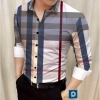 Áo sơ mi nam sọc tân thời đại, mềm mại thoáng mát, size M-6XL 40-90kg giá 105.000đ