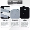 Áo sơ mi nam tay dài cổ trụ LADOS 28.108 – Hàn Quốc, form chuẩn, chất đẹp, trẻ trung 3