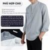 Áo sơ mi nam tay dài cổ trụ LADOS 28.108 – Hàn Quốc, form chuẩn, chất đẹp, trẻ trung 6