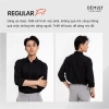 Áo sơ mi nam tay dài Demuly vải silk poly mềm mại, form regular phong cách Hàn Quốc A01 - 168k 3