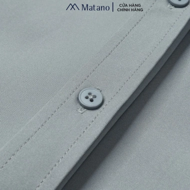 Áo sơ mi nam tay dài MATANO SM088 vải lụa không nhăn, form tailored tôn dáng - Giá chỉ 215.000₫