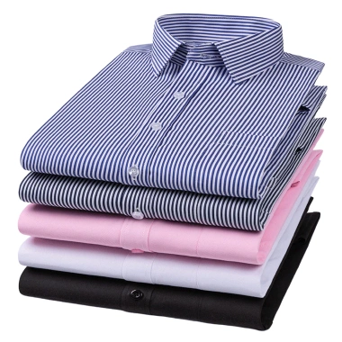 Áo sơ mi nam tay dài thông minh sọc Cotton - Phong cách công sở xã hội, giá 254,308₫