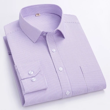 Áo sơ mi nam tay dài thông minh sọc Cotton - Phong cách công sở xã hội, giá 254,308₫