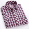 Áo sơ mi nam tay ngắn 100% cotton cỡ lớn phong cách Hàn Quốc kẻ sọc công sở - Giá chỉ 294.840 VND 7