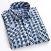 Áo sơ mi nam tay ngắn 100% cotton cỡ lớn phong cách Hàn Quốc kẻ sọc công sở - Giá chỉ 294.840 VND 8