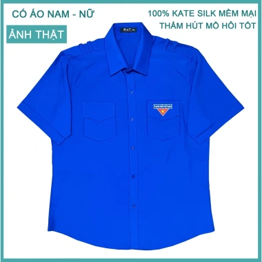 Áo sơ mi nam tay ngắn cao cấp Đoàn Thanh Niên Tình Nguyện 50-95kg – Thoáng mát, phong cách, giá 167.200₫ 7 Áo sơ mi nam tay ngắn cao cấp Đoàn Thanh Niên Tình Nguyện 50-95kg – Thoáng mát, phong cách, giá 167.200₫ 7